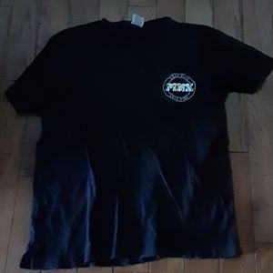 Black decorative t-shirt